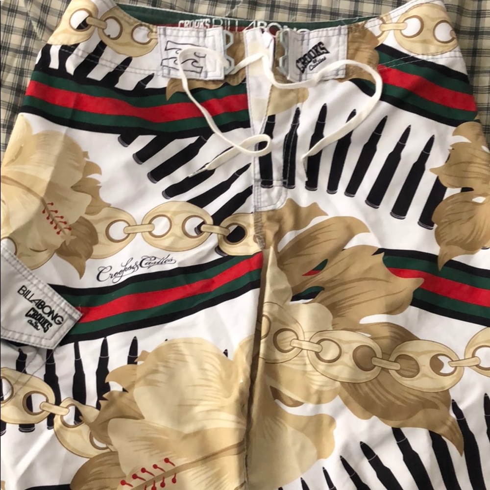 Billabong x Crooks and Castles gucci board shorts